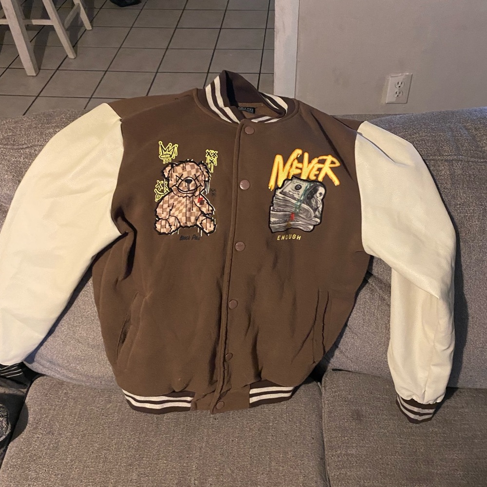 Brown Varsity jacket